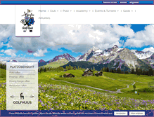 Tablet Screenshot of golfarosa.ch